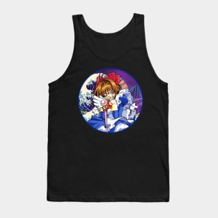 Classic Sakura Girl Japanese Manga Tank Top